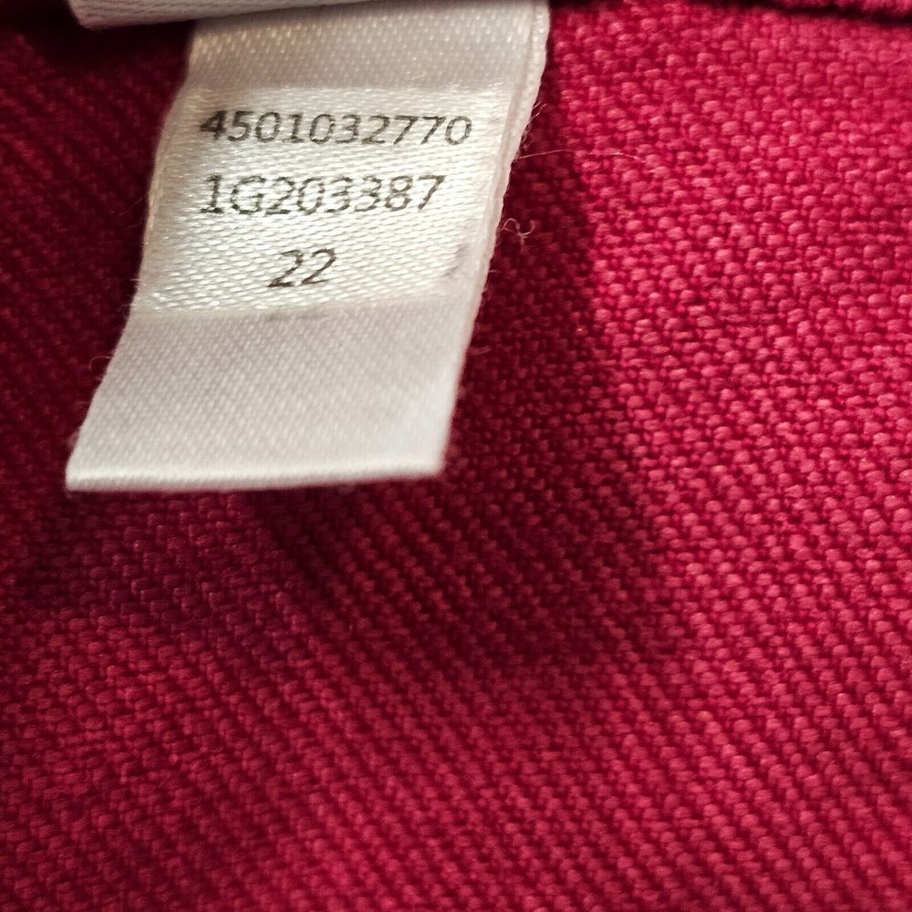 Chico's Platinum Denim Womens Size 1/US 8 Capri High Rise Pink Jeans Stretch EUC - Picture 6 of 11